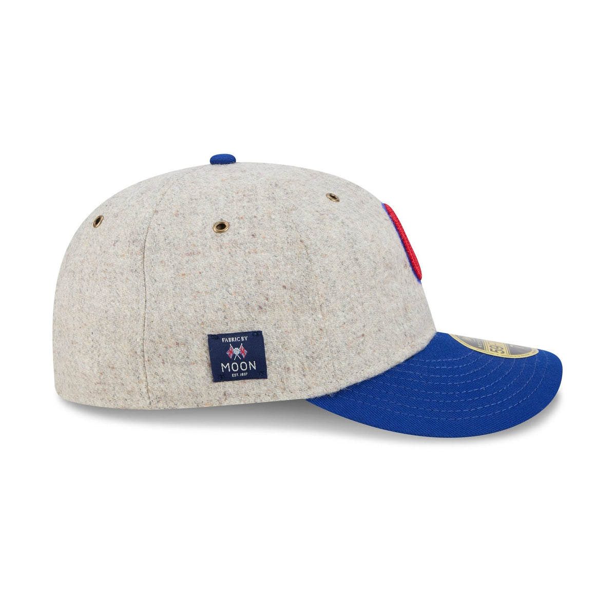 Chicago Cubs Moon Herringbone Retro Crown 59FIFTY Fitted Hat