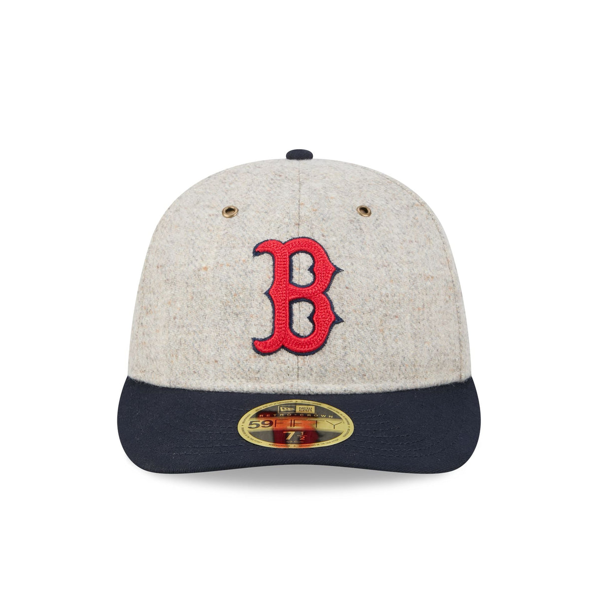 Boston Red Sox Moon Herringbone Retro Crown 59FIFTY Fitted Hat