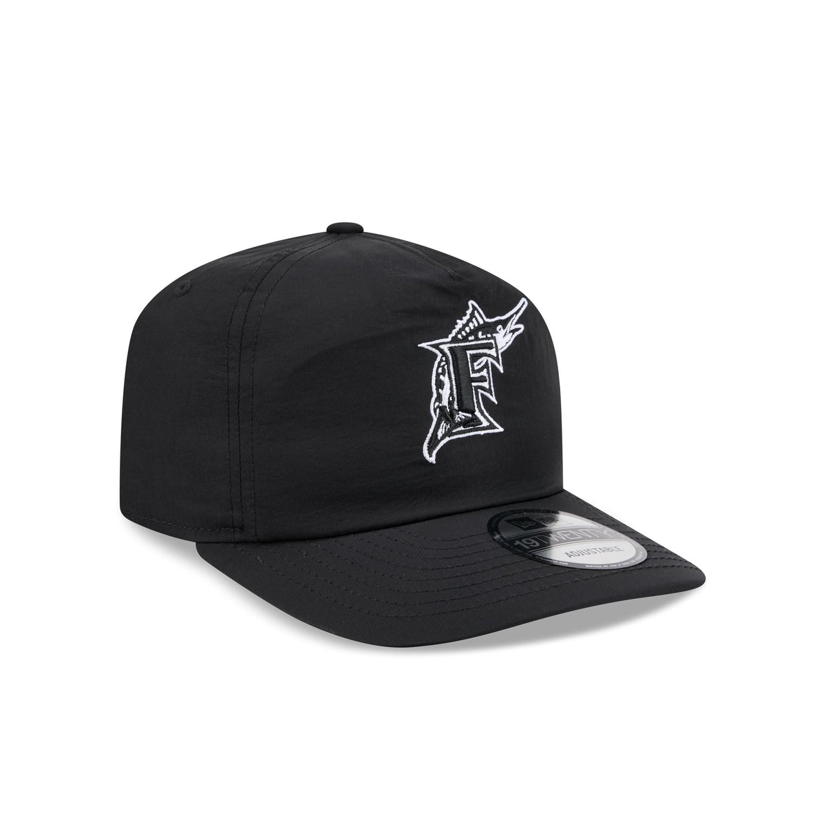 Miami Marlins Nylon Black 19TWENTY Adjustable Hat