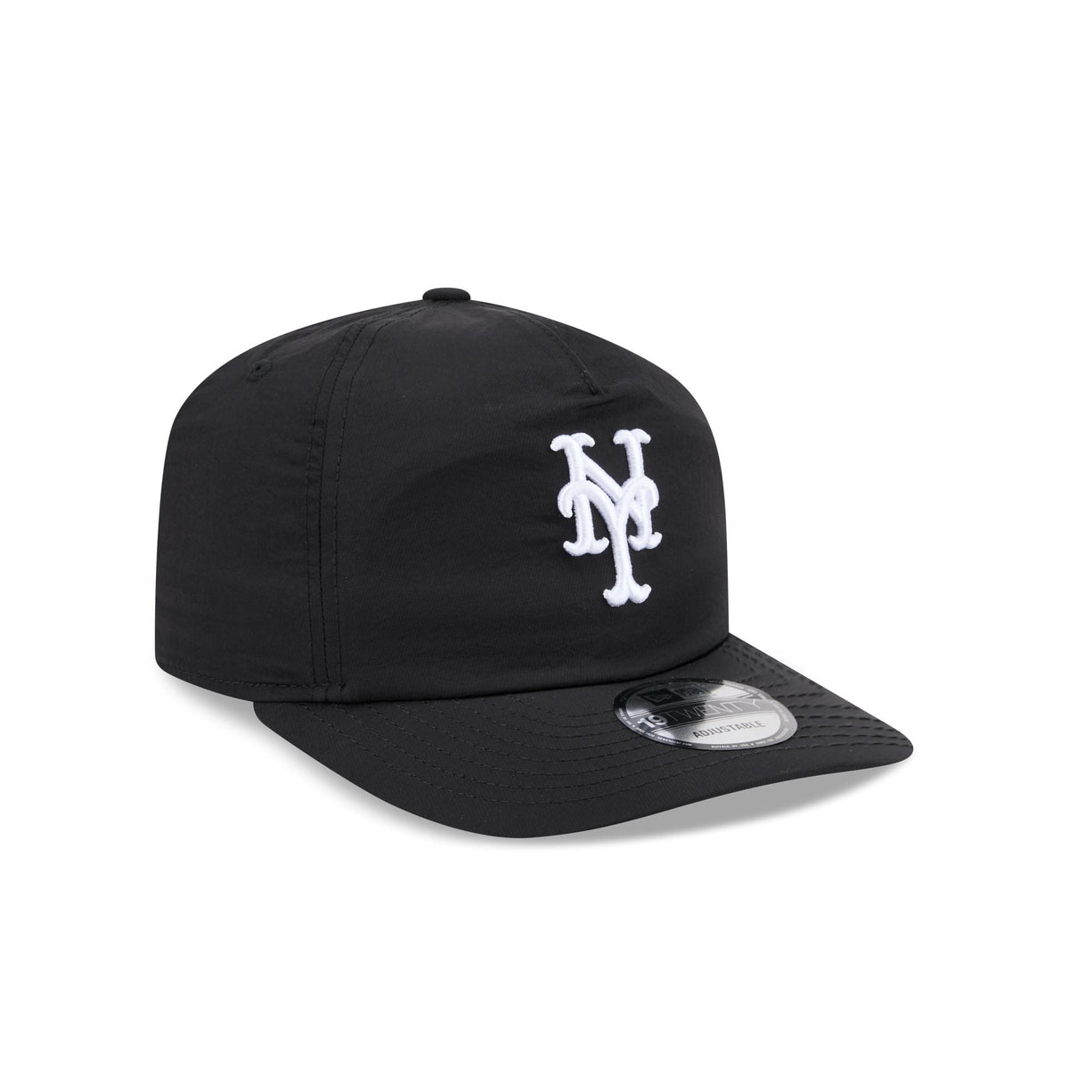 New York Mets Nylon Black 19TWENTY Adjustable Hat