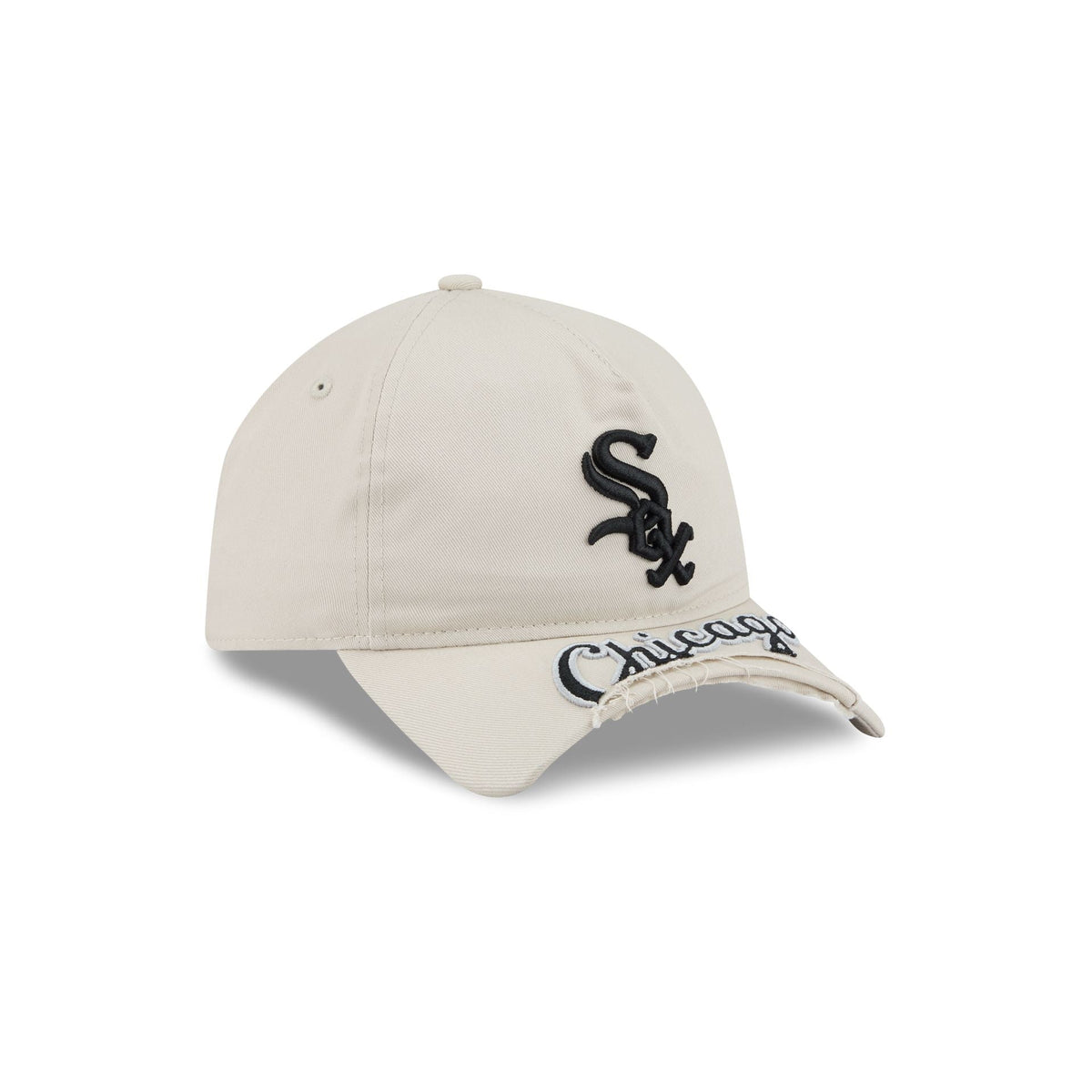 Chicago White Sox Stone 9FORTY A-Frame Unstructured Cut-Off Visor Snapback Hat