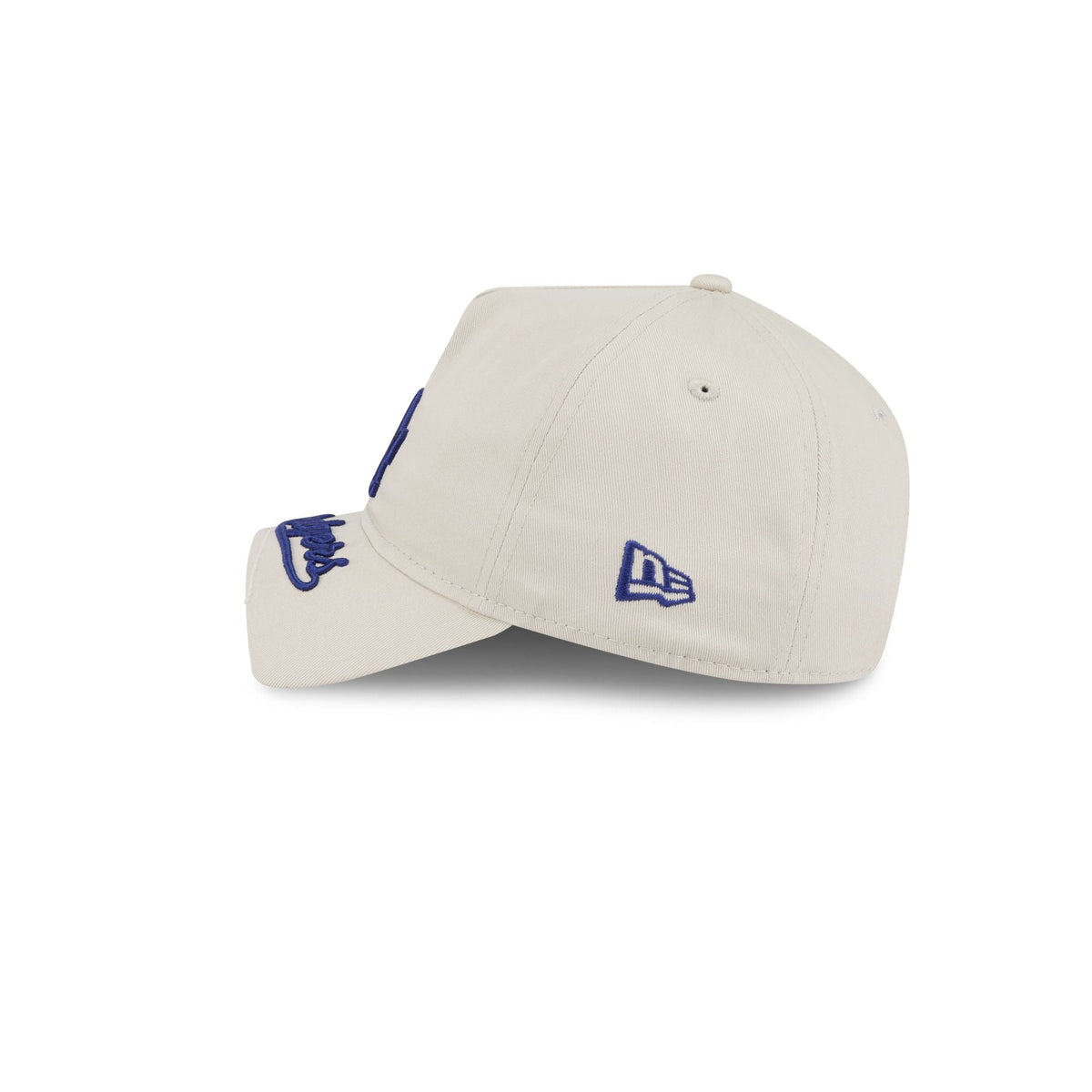 Los Angeles Dodgers Stone 9FORTY A-Frame Unstructured Cut-Off Visor Snapback Hat