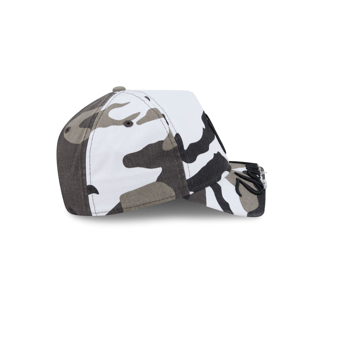New York Yankees Washed Camo 9FORTY A-Frame Unstructured Cut-Off Visor Snapback Hat