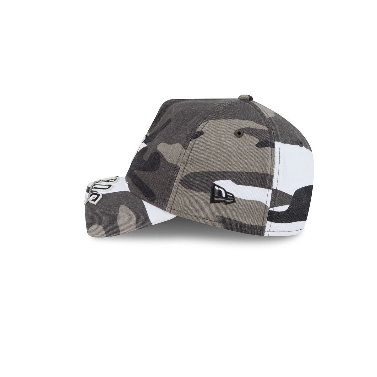 Houston Astros Washed Camo 9FORTY A-Frame Unstructured Cut-Off Visor Snapback Hat
