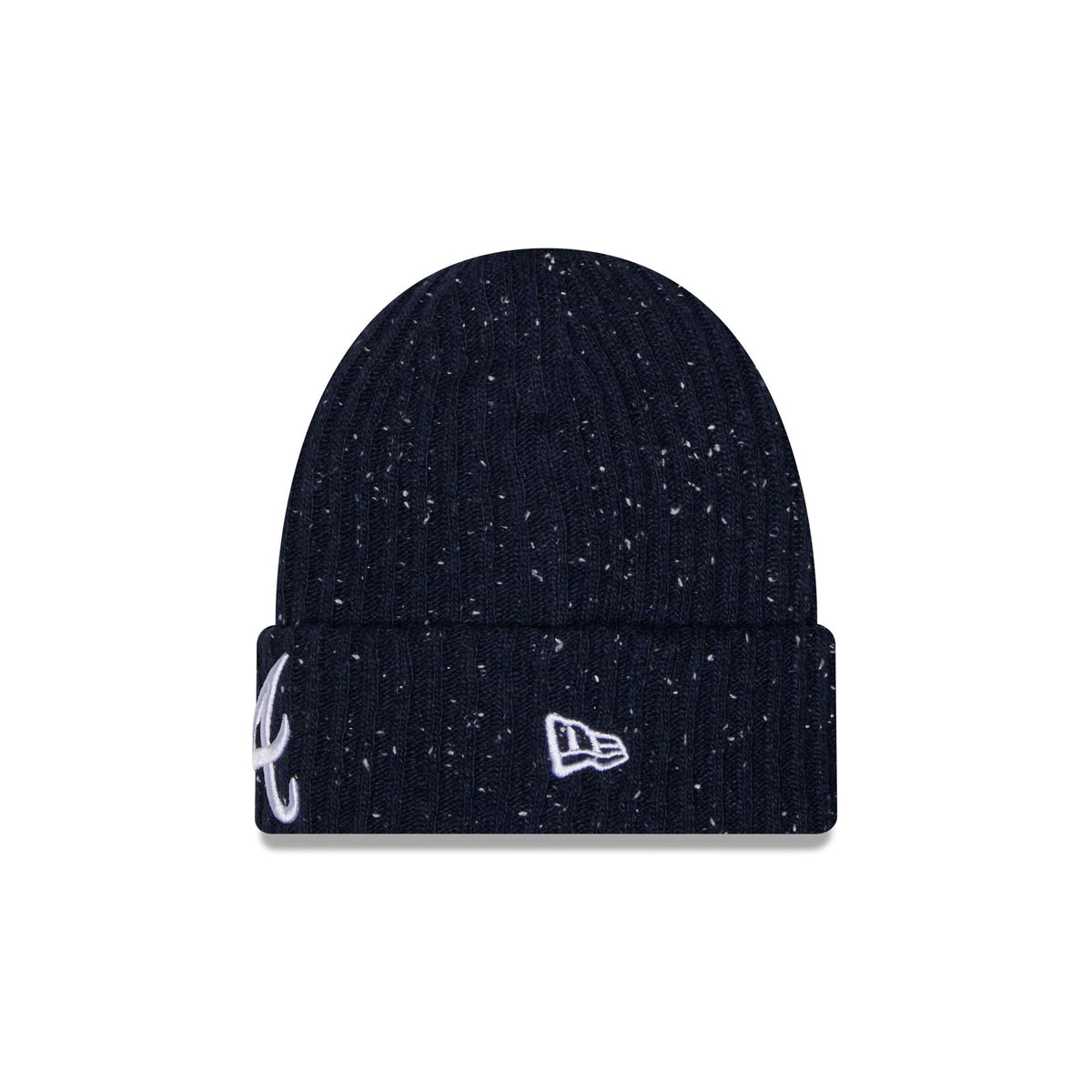 Atlanta Braves Speckled Cuff Knit Beanie Hat