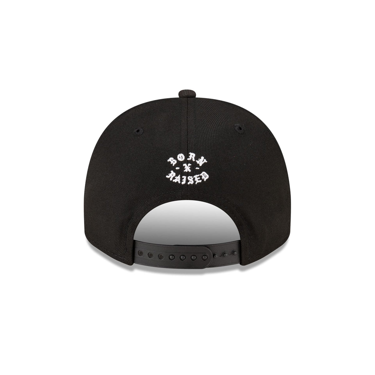 Born x Raised x Miami Dolphins Script Black 9FIFTY A-Frame Snapback Hat