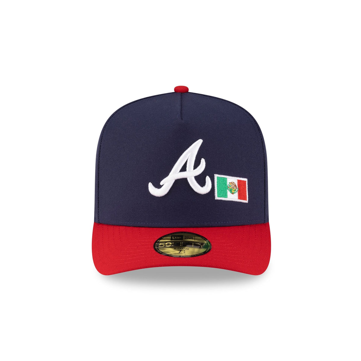 Just Caps Cinco de Mayo Atlanta Braves 59FIFTY A-Frame Fitted Hat