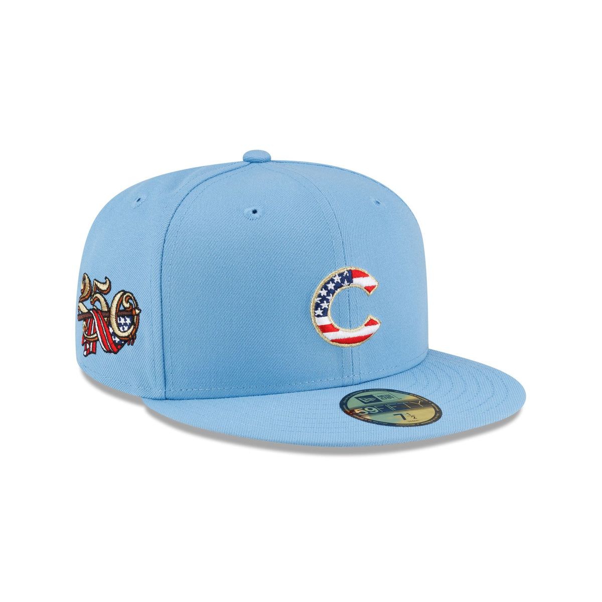 Chicago Cubs Red. White & Blue 59FIFTY Fitted Hat