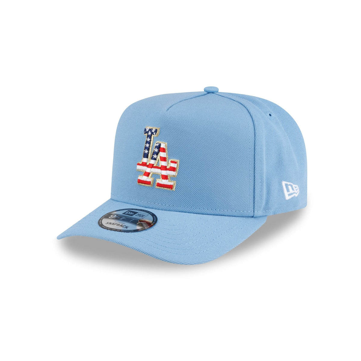 Los Angeles Dodgers Red. White & Blue 9FIFTY A-Frame Snapback Hat