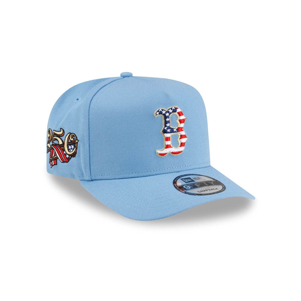 Boston Red Sox Red. White & Blue 9FIFTY A-Frame Snapback Hat
