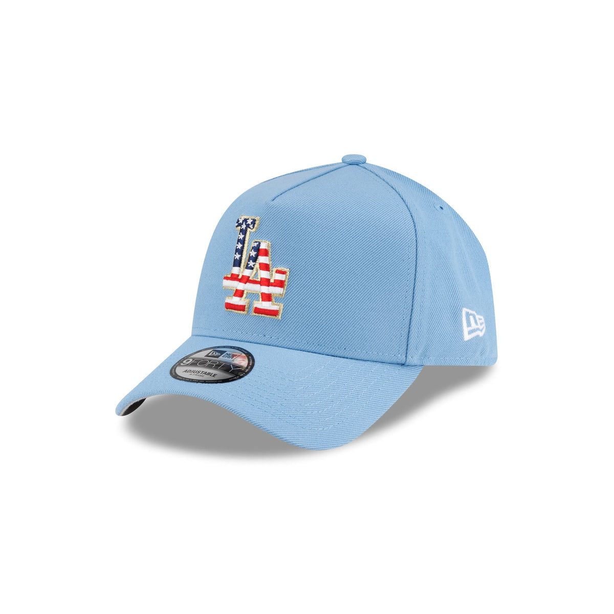 Los Angeles Dodgers Red. White & Blue 9FORTY A-Frame Snapback Hat
