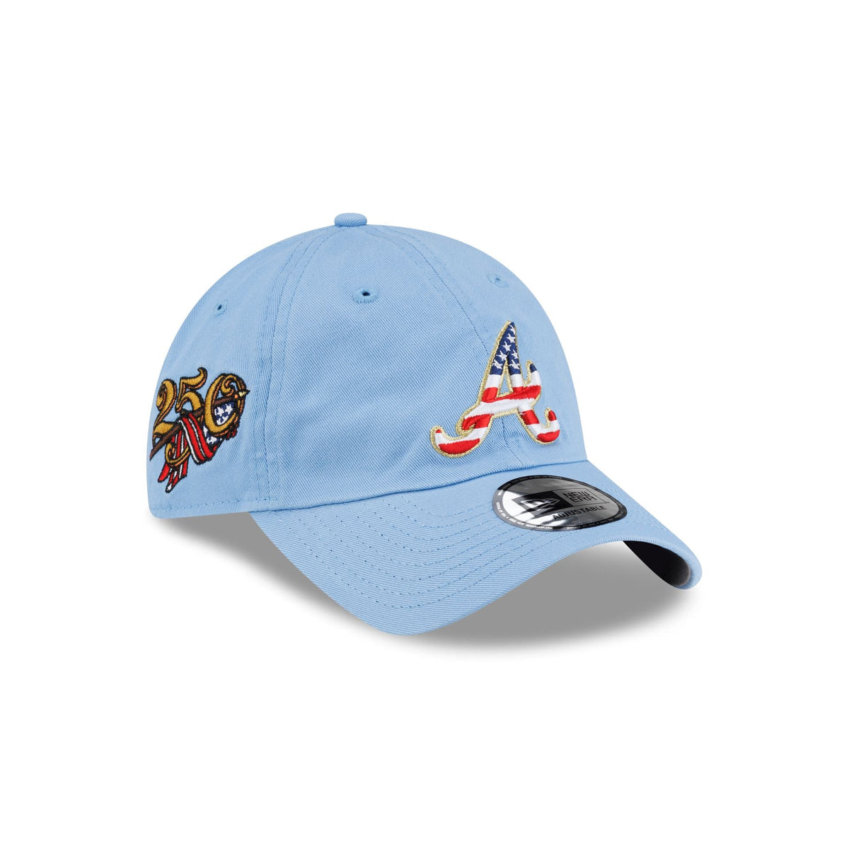 Atlanta Braves Red. White & Blue Casual Classic Adjustable Hat