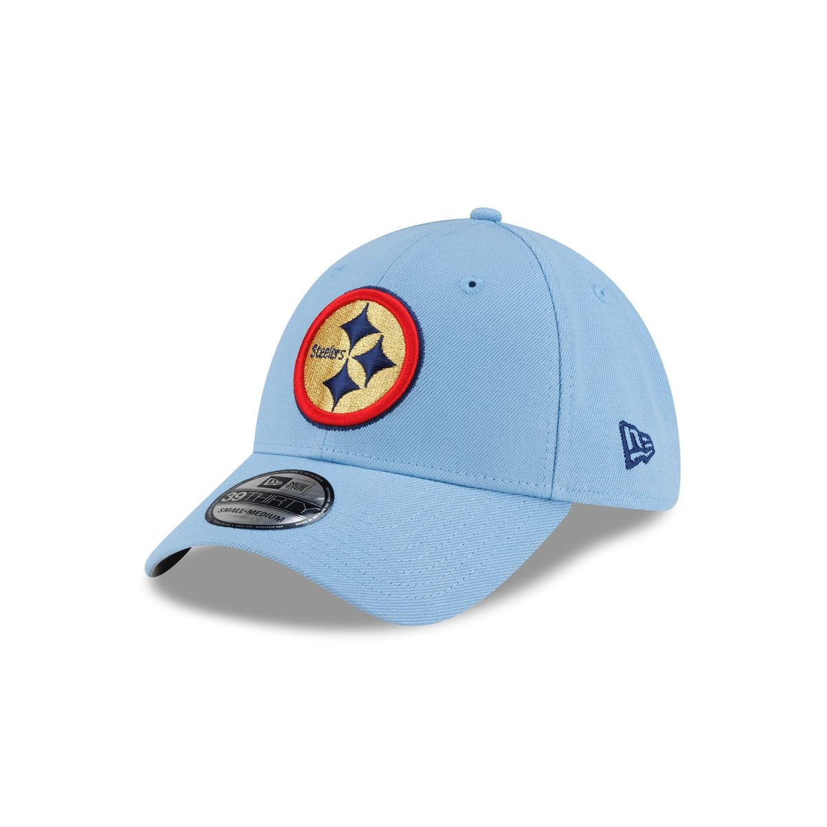 Pittsburgh Steelers Red. White & Blue 39THIRTY Stretch Fit Hat