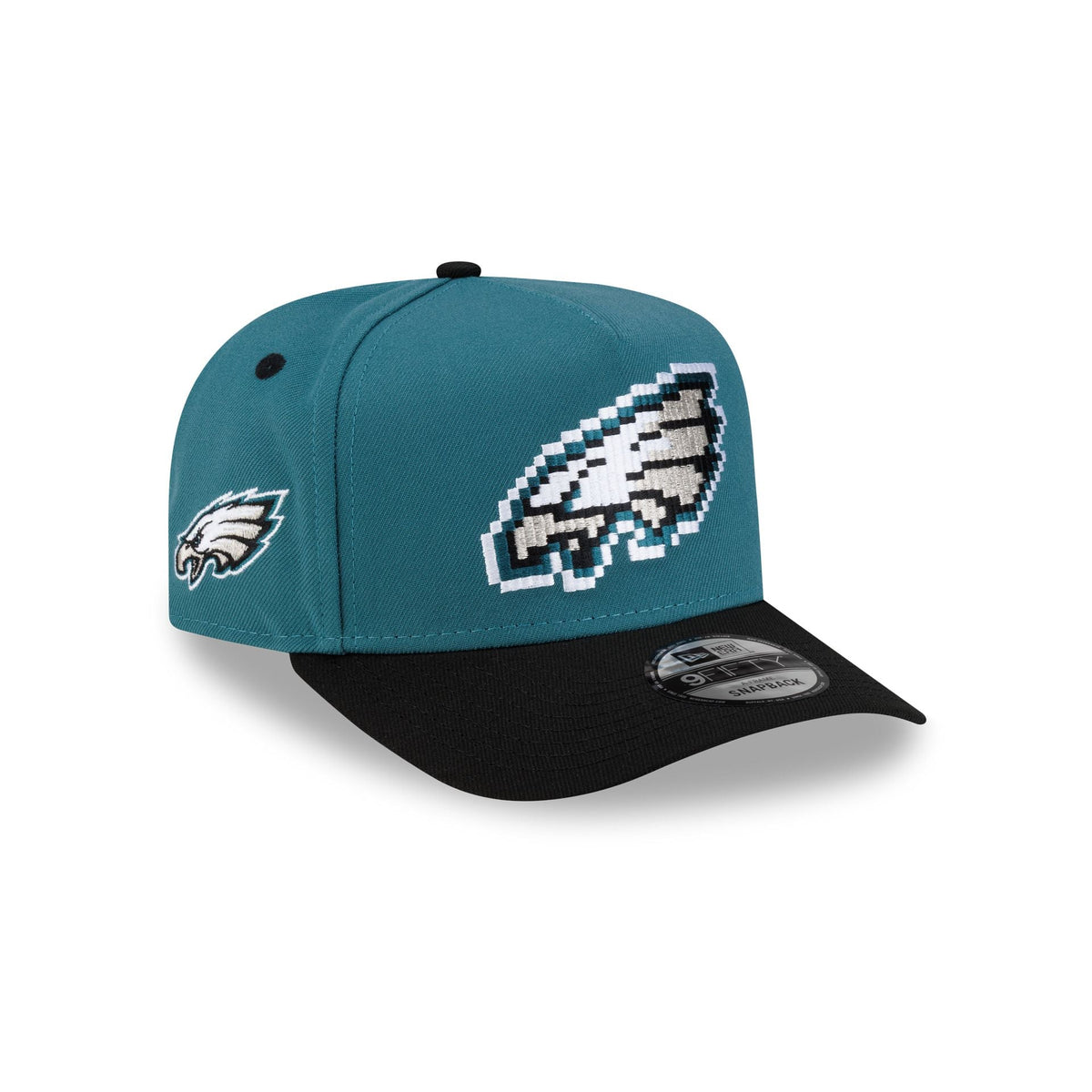 Philadelphia Eagles Pixel 9FIFTY A-Frame Snapback Hat