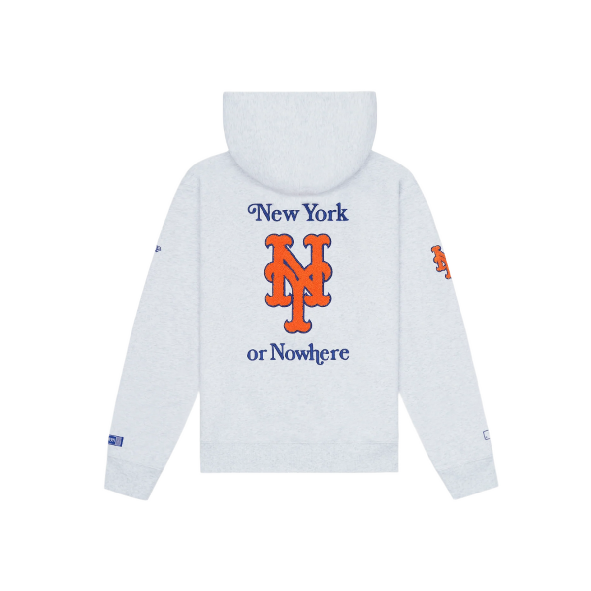 New York or Nowhere x New York Mets White Full-Zip Hoodie