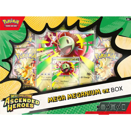 🔥2026 Christmas Gift🎄: Mega Evolution - Ascended Heroes Mega Meganium ex Box
