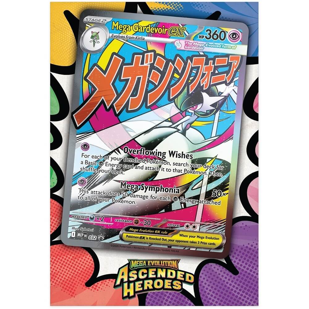 🔥2026 Christmas Gift🎄: Mega Evolution - Ascended Heroes Premium Poster Collection (Mega Gardevoir ex)