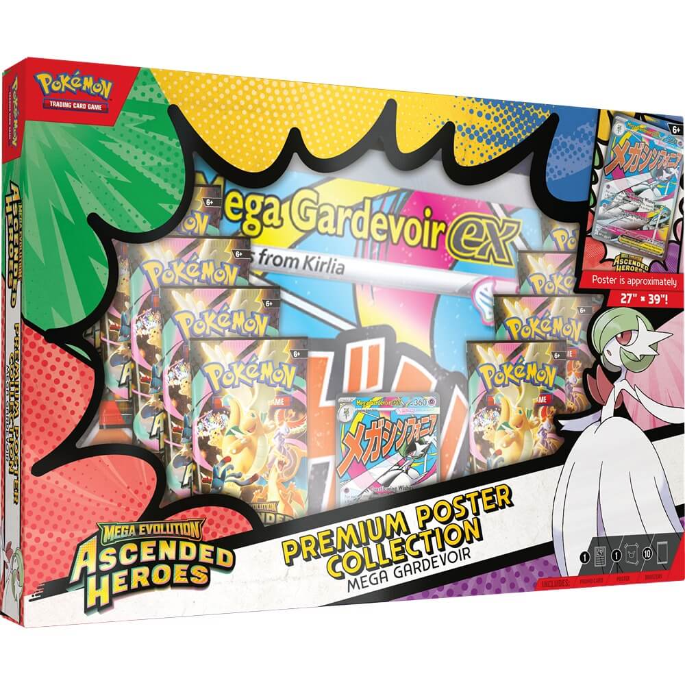 🔥2026 Christmas Gift🎄: Mega Evolution - Ascended Heroes Premium Poster Collection (Mega Gardevoir ex)