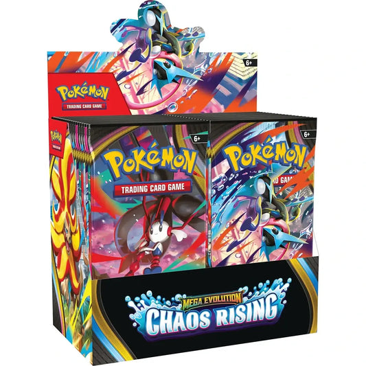 🔥2026 Christmas Gift🎄: Mega Evolution - Chaos Rising Booster Box (36 Booster Packs)