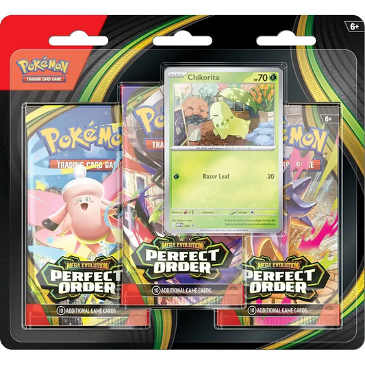 🔥2026 Christmas Gift🎄: Mega Evolution - Perfect Order 3-Pack Blister
