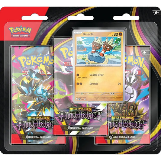 🔥2026 Christmas Gift🎄: Mega Evolution - Pitch Black 3-Pack Blister
