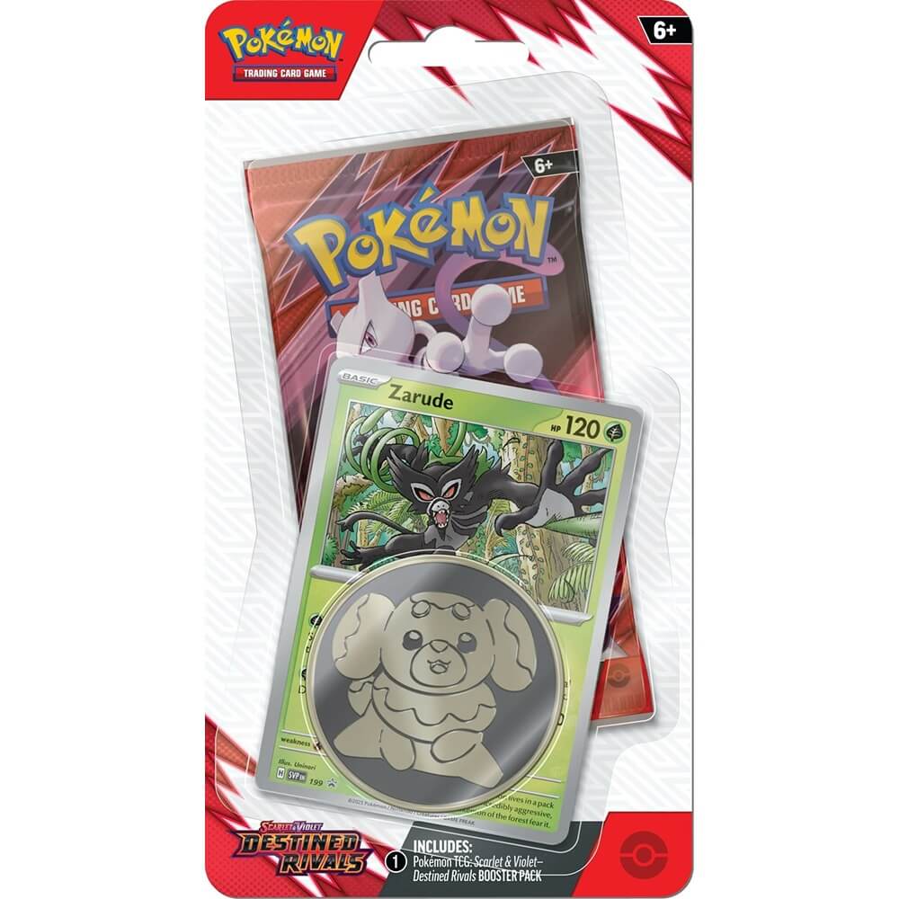 🔥2026 Christmas Gift🎄: Scarlet & Violet - Destined Rivals Checklane Blister Pack (Zarude)