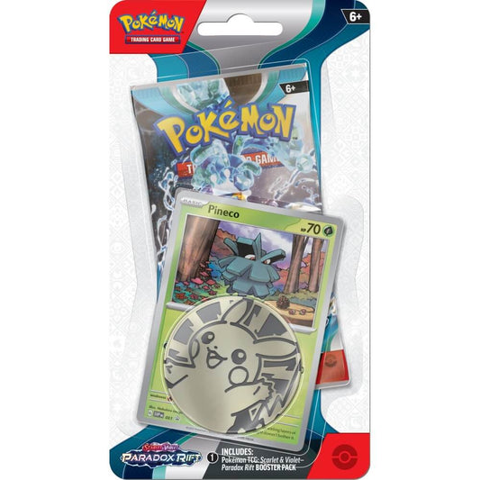 🔥2026 Christmas Gift🎄: Scarlet & Violet - Paradox Rift Checklane Blister Pack (Pineco)