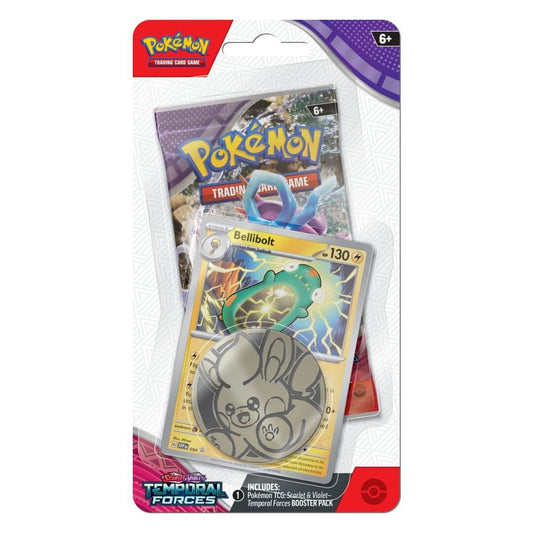 🔥2026 Christmas Gift🎄: Scarlet & Violet - Temporal Forces Checklane Blister Pack (Bellibolt)
