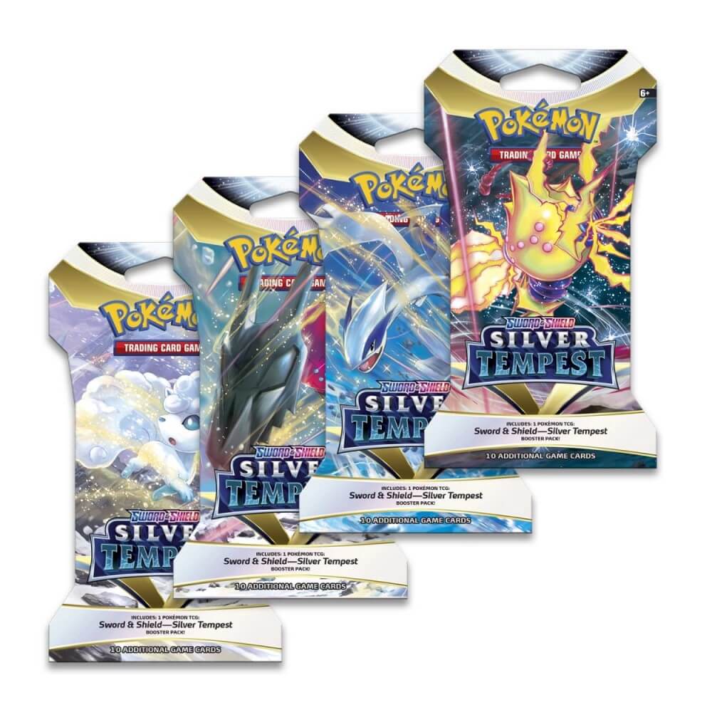 🔥2026 Christmas Gift🎄: Sword & Shield - Silver Tempest Sleeved Booster Pack